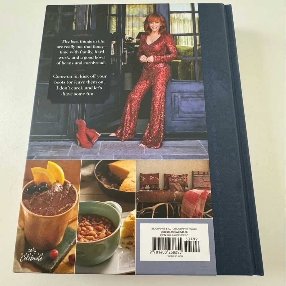 Amazon Reba McEntire Autographed Not That Fancy Cookbook